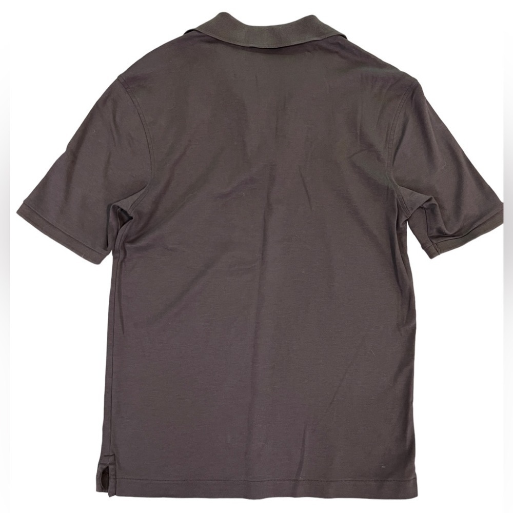 Murano Liquid Cotton Brown Polo Shirt Size S - Picture 2 of 7